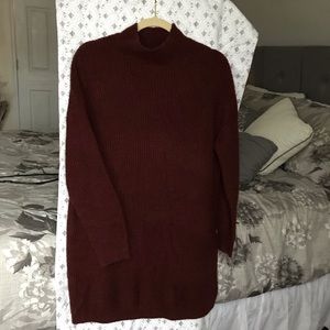 Brown Sweater Dress